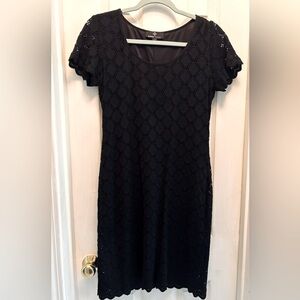 Stretchy Black Lace Dress